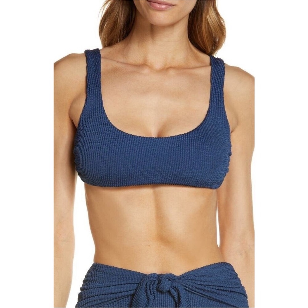 Veronica Beard sz XS Celeste Bikini Top (ONLY) in Ocean Blue Swim